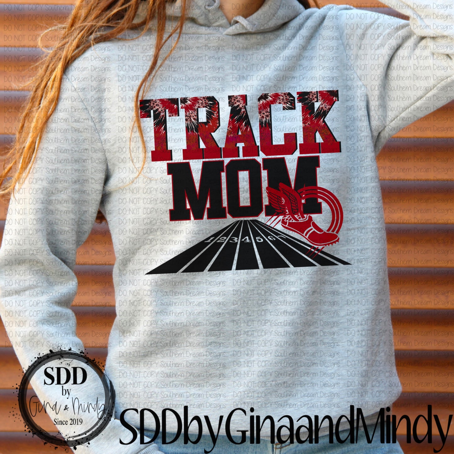 Track Mom Red|Black Leopard
