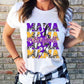 Volleyball Mama Bolt Purple/Gold/Yellow