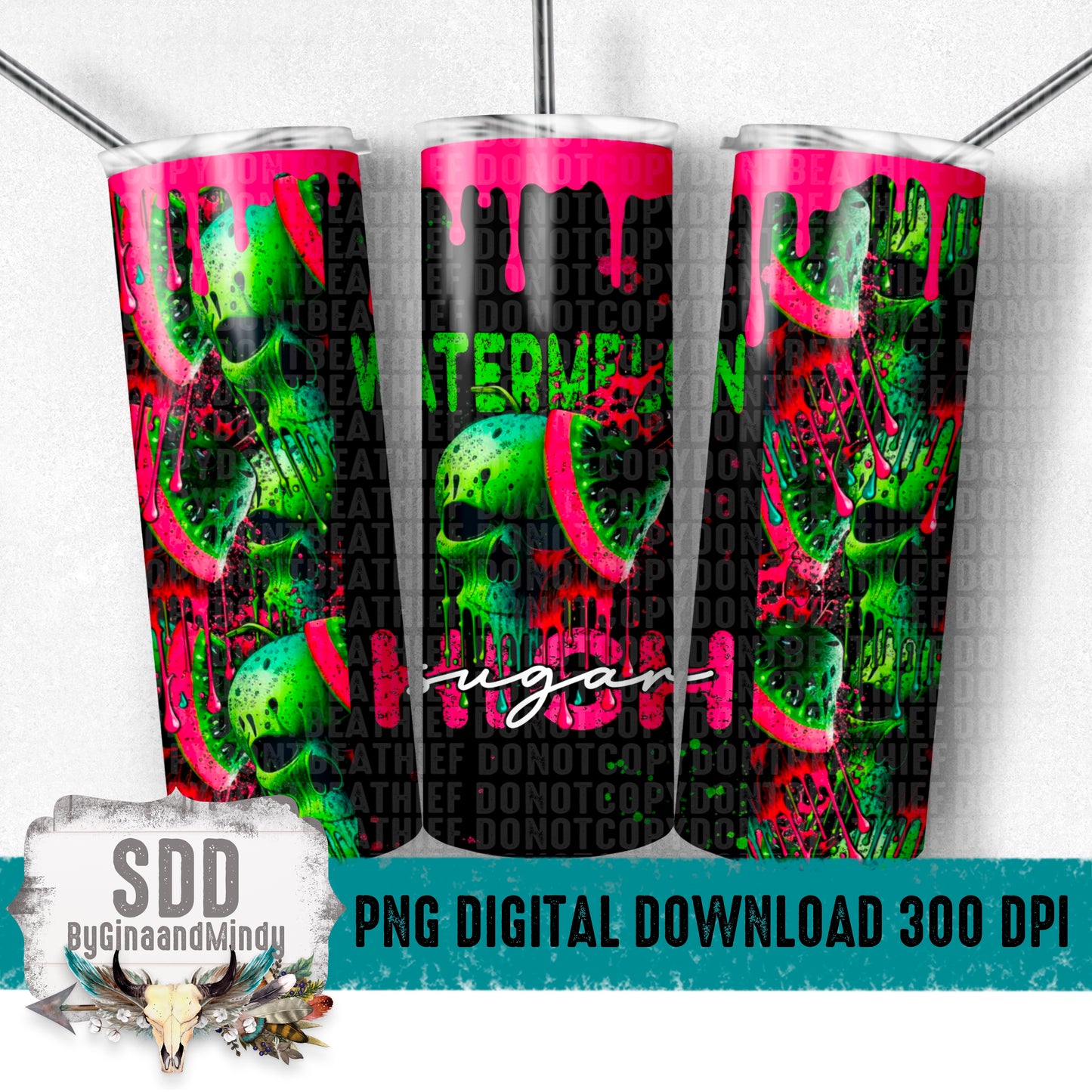 Watermelon High Digital 20 oz Tumbler