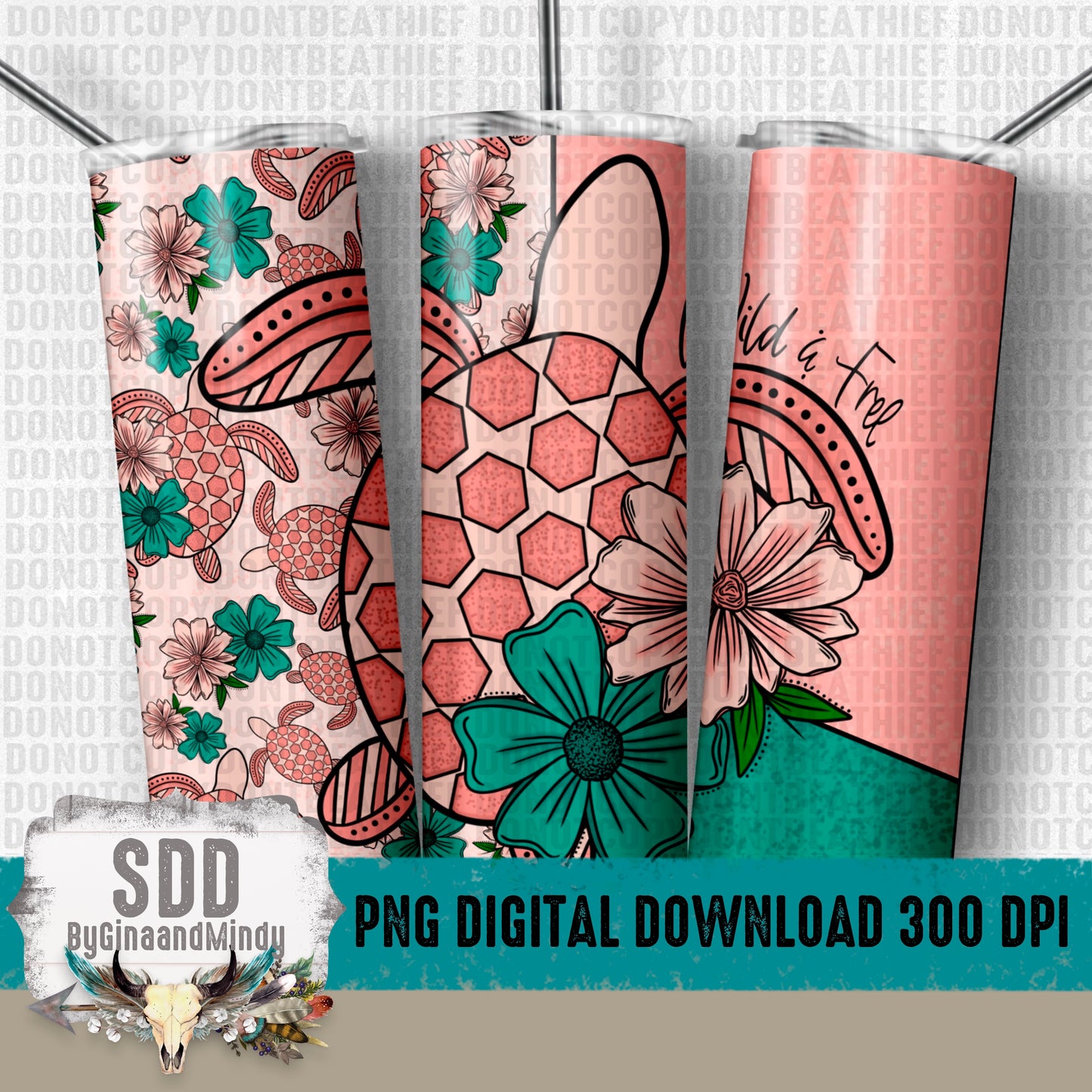 Wild and Free Digital 20 oz Tumbler