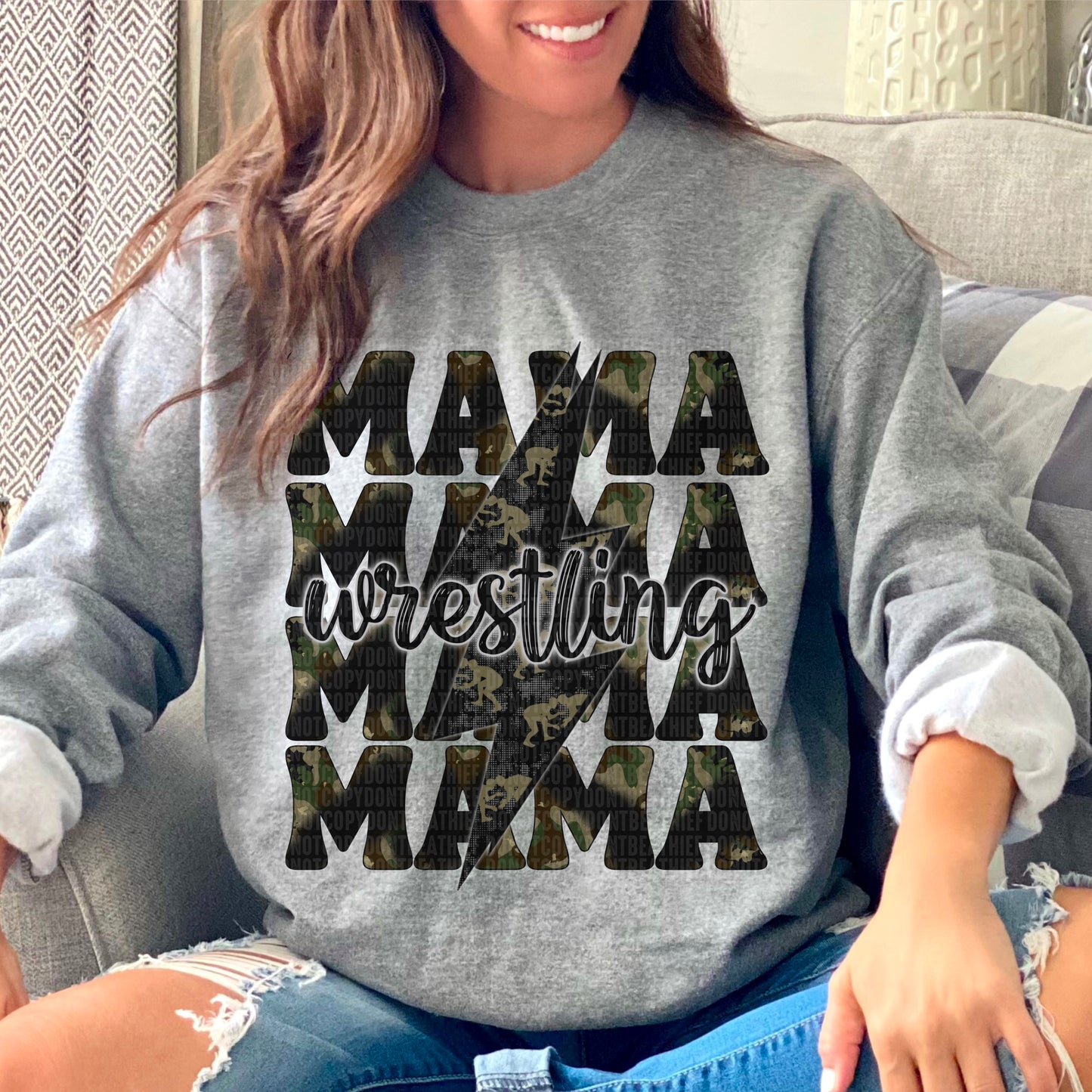 Wrestling Mama Bolt Camo/Black