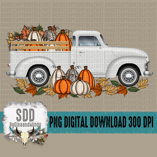 Fall Vintage Truck